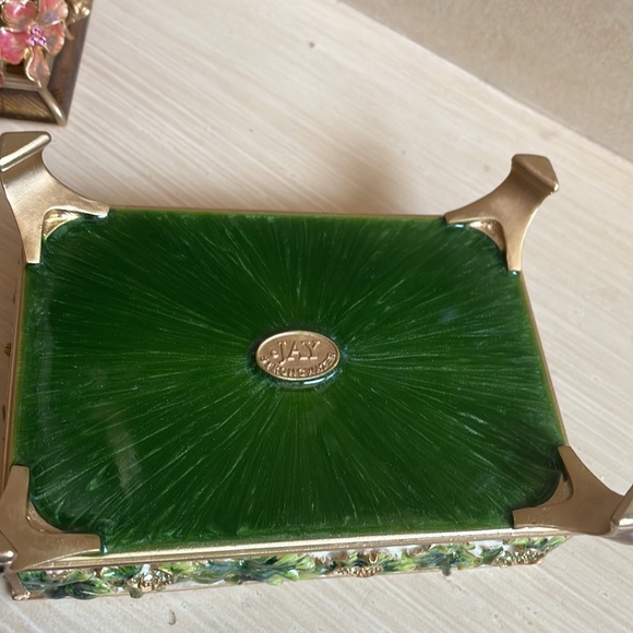 JAY STRONGWATER GERANIUM FLOWER JEWELRY BOX LIMITED EDITION - Picture 6 of 8